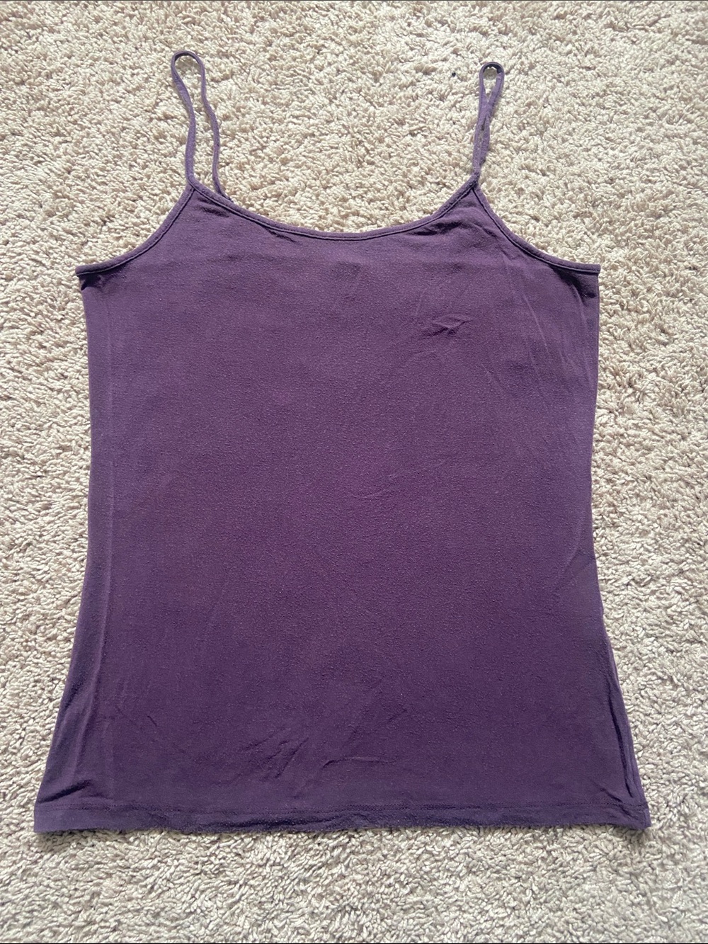 Women’s Purple Spaghetti Strap Tank Top